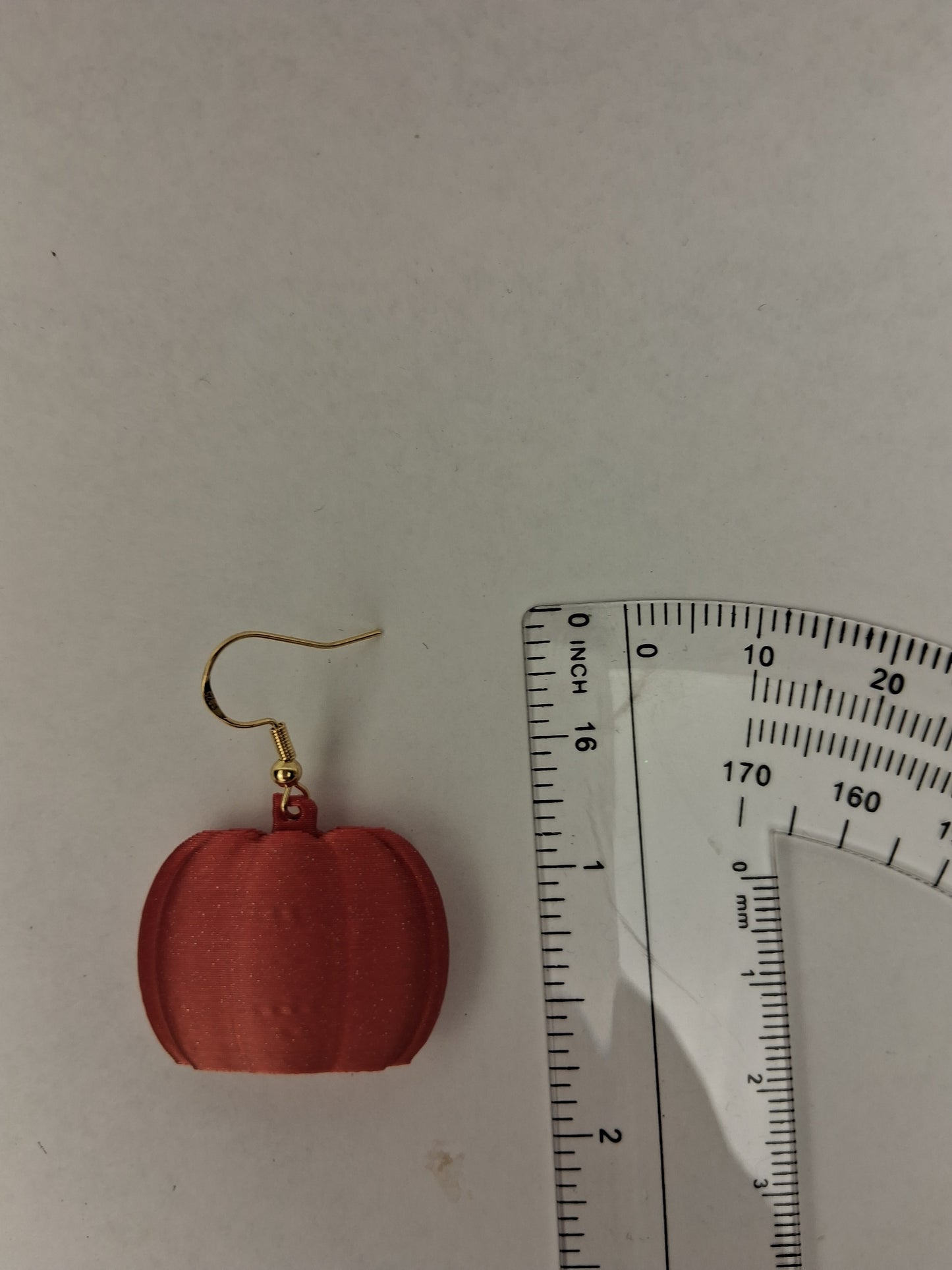 Pink Pumpkin 18k Gold-Plated Earrings