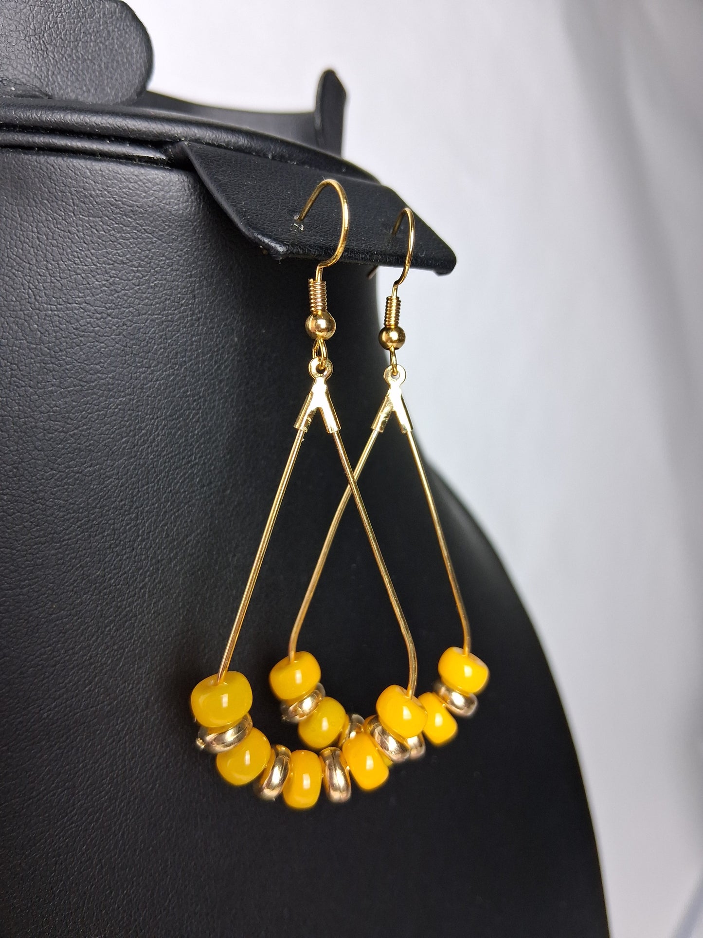 Yellow Glass Beads