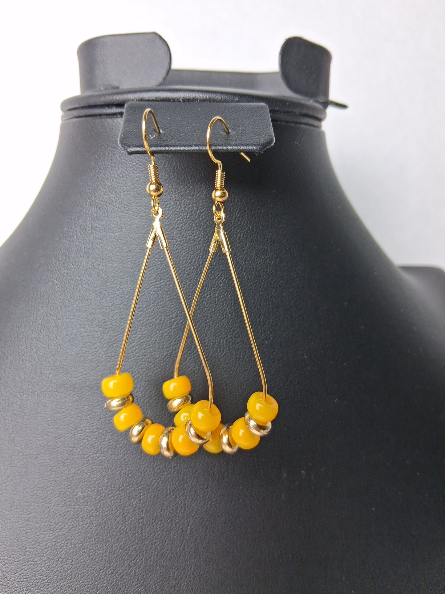 Yellow Glass Beads