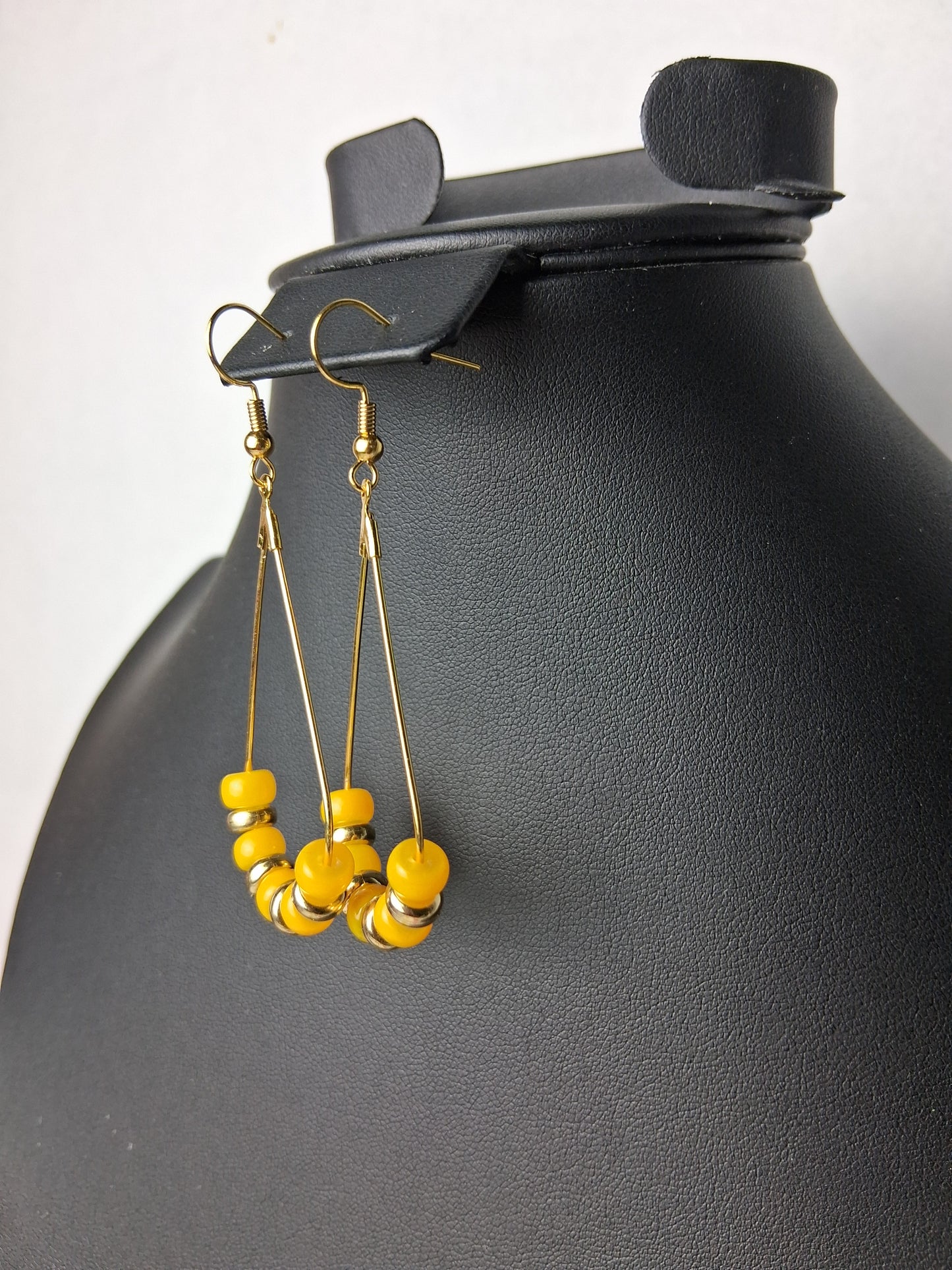 Yellow Glass Beads