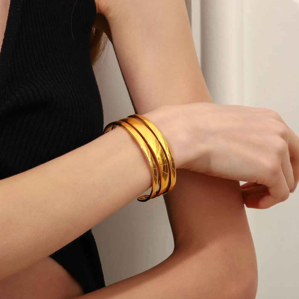 Triple Crown of Honor Cuff - Strength, Beauty & Grace Bracelet