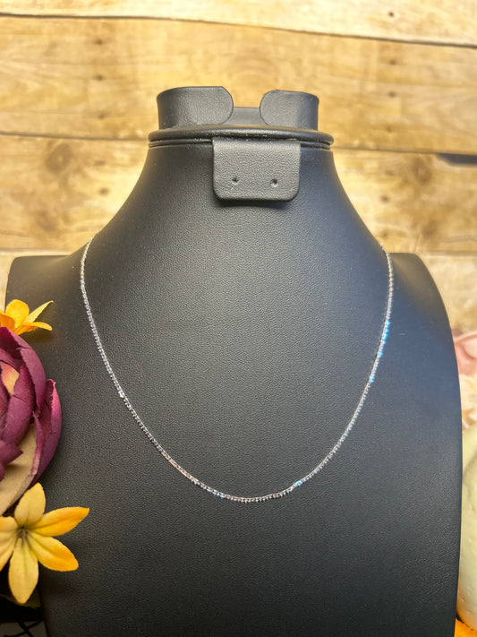 18k White Gold Plated Necklace Gift