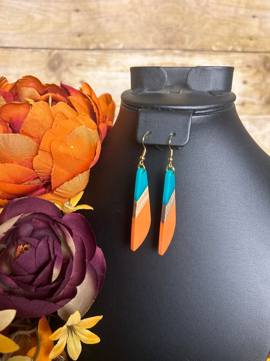 Fall Boho Earrings 18K Gold plated Earrings