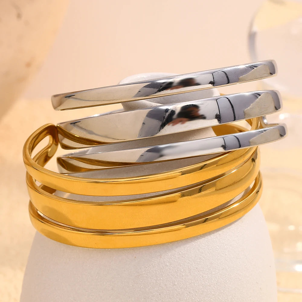 Triple Crown of Honor Cuff - Strength, Beauty & Grace Bracelet