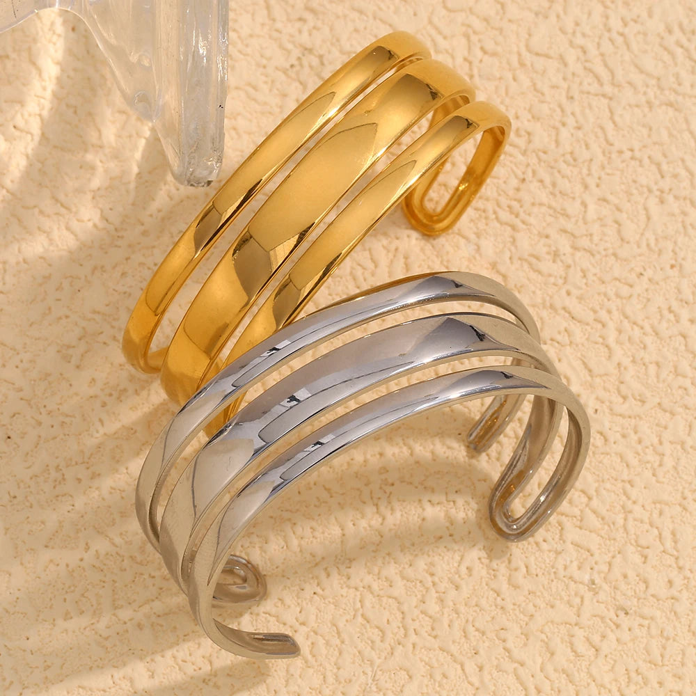 Triple Crown of Honor Cuff - Strength, Beauty & Grace Bracelet