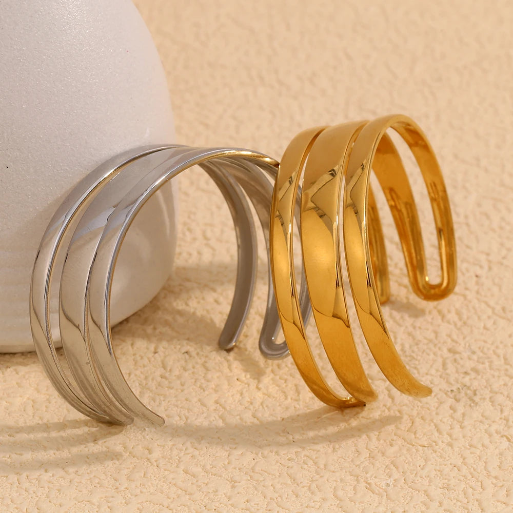 Triple Crown of Honor Cuff - Strength, Beauty & Grace Bracelet