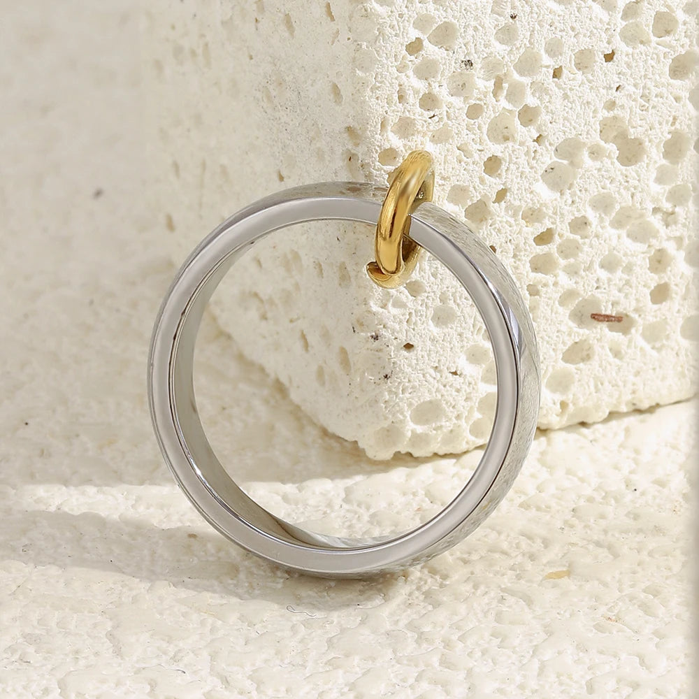 The One He Chose Ring - Silver & Gold Redemption Band