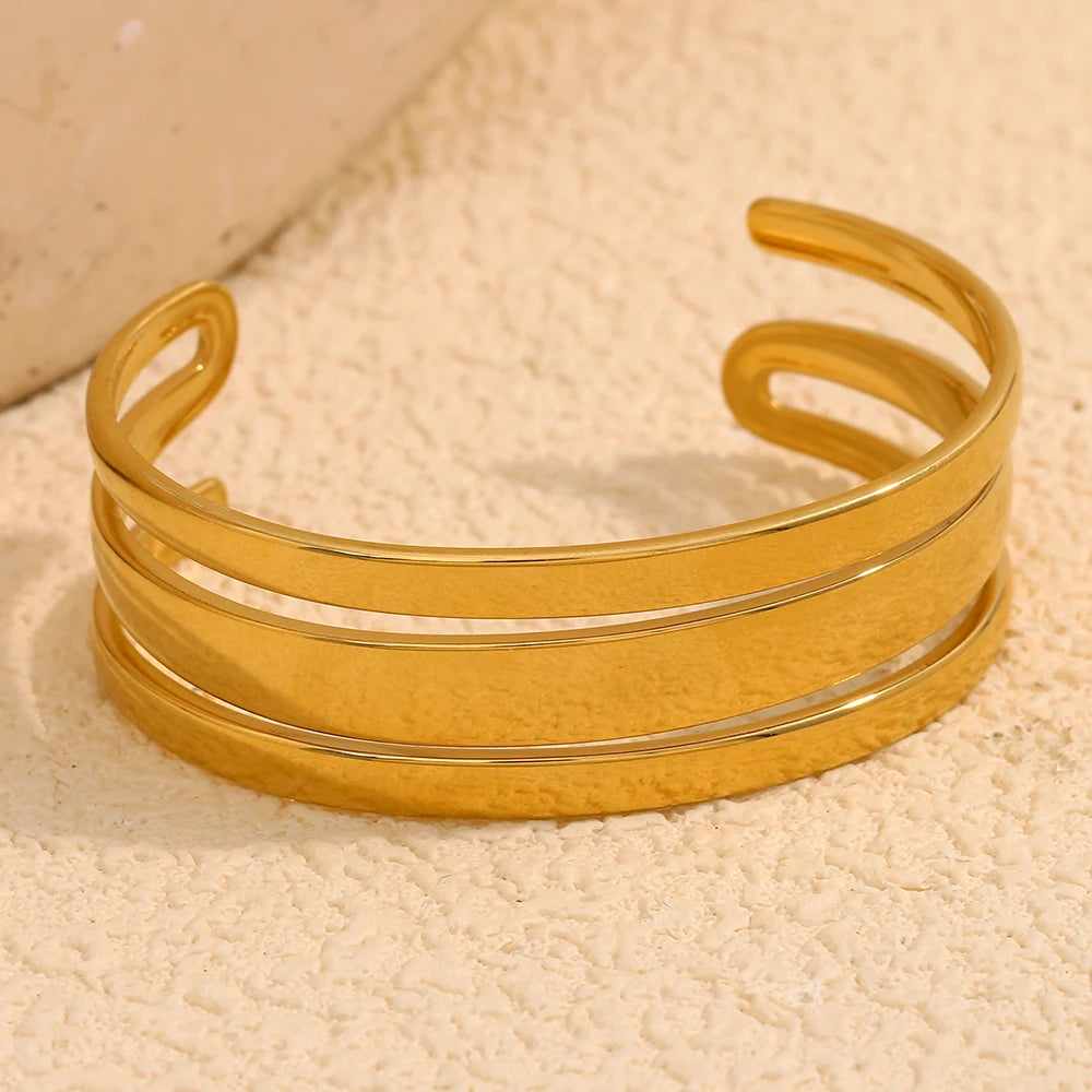 Triple Crown of Honor Cuff - Strength, Beauty & Grace Bracelet