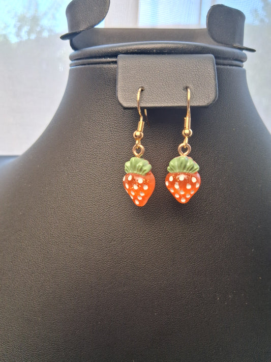 Strawberry earrings