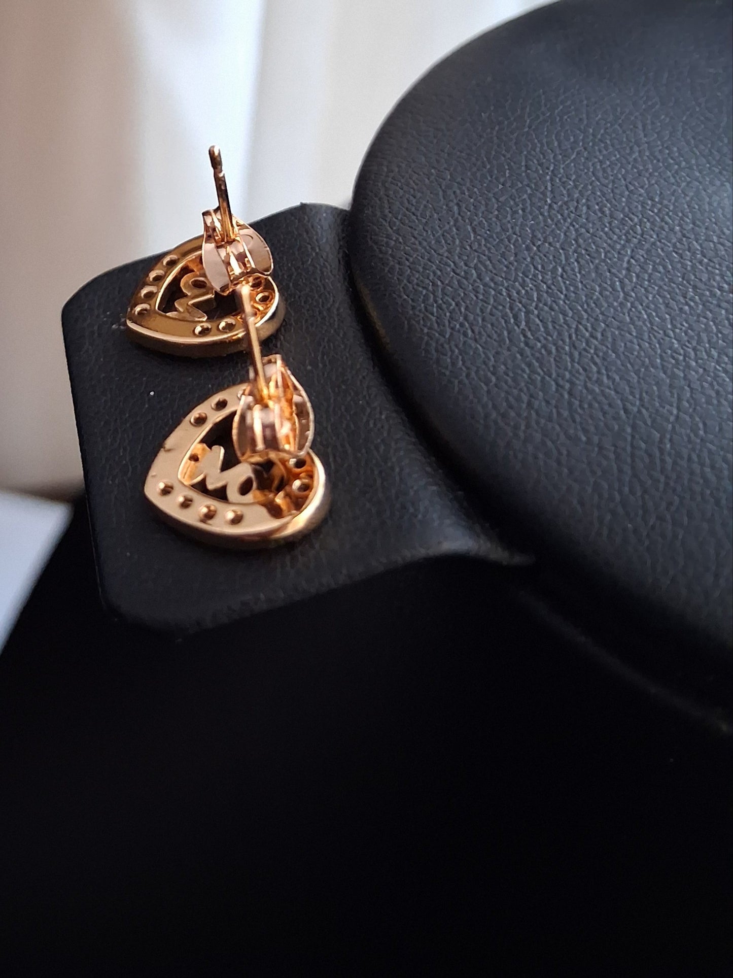 18k Gold Plated Love Earrings