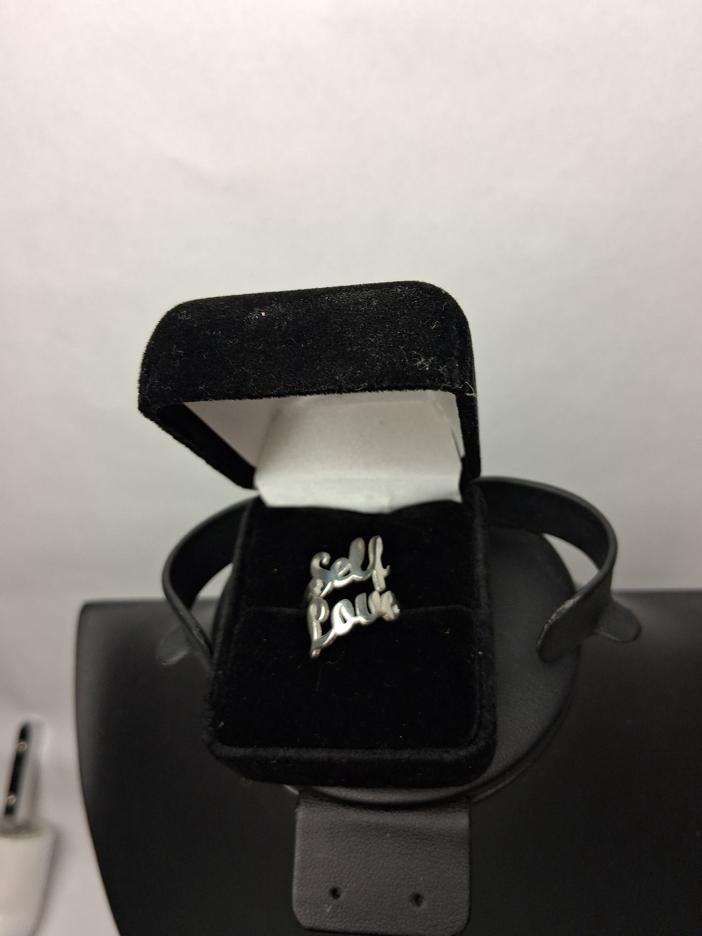 Self-Love Ring 18k White Gold Plated