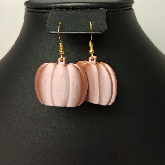 Pink Pumpkin 18k Gold-Plated Earrings