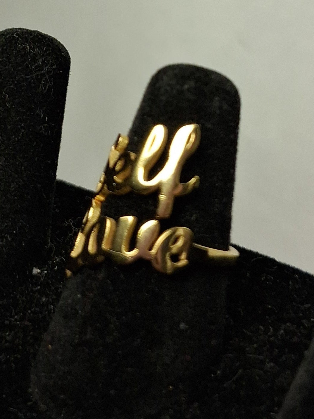 Self-Love Ring 18k Gold Plated