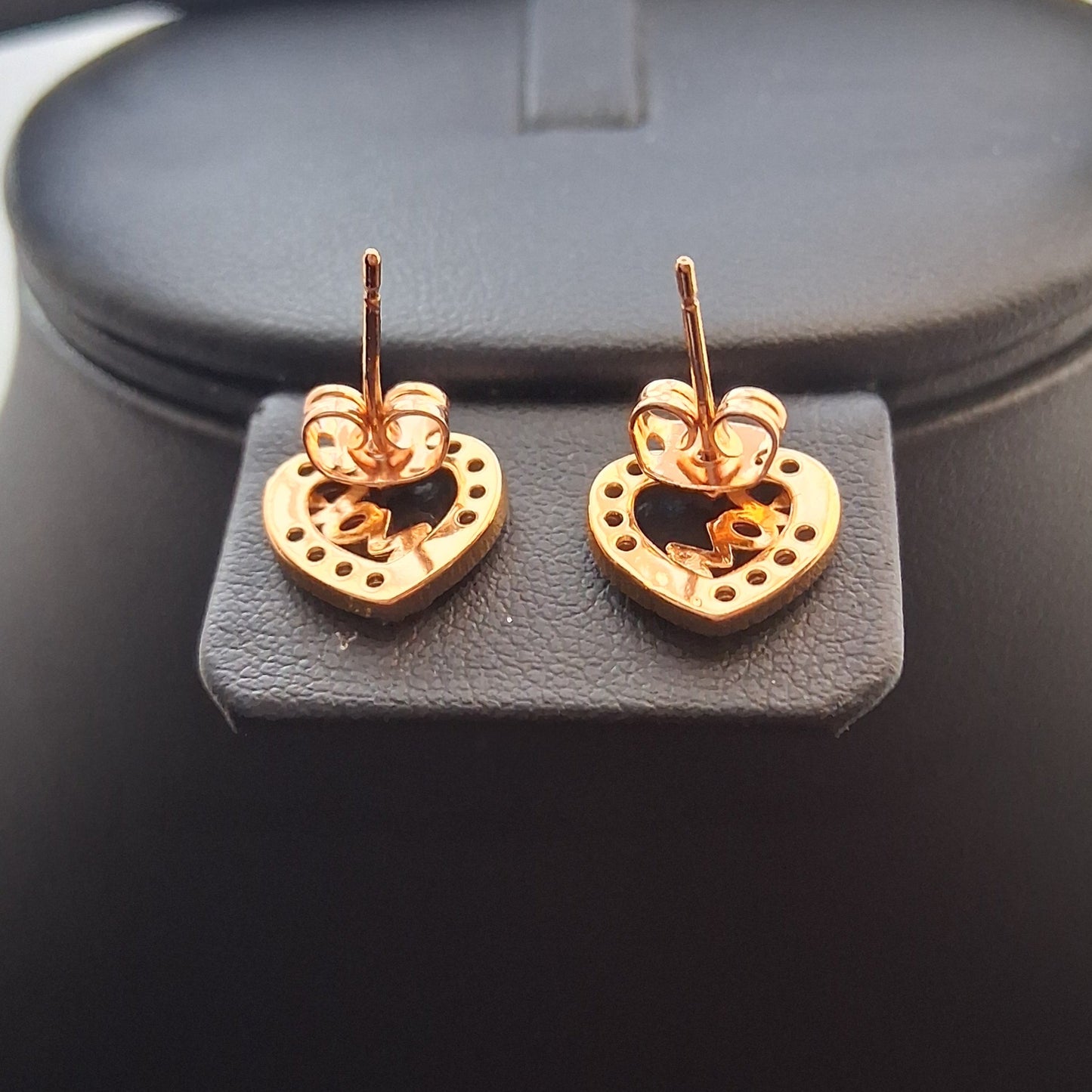 18k Gold Plated Love Earrings