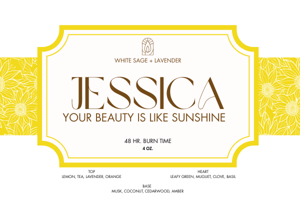 Your Beauty Is Like Sunshine Gift Set - A Custom Name Box of Warm Embrace